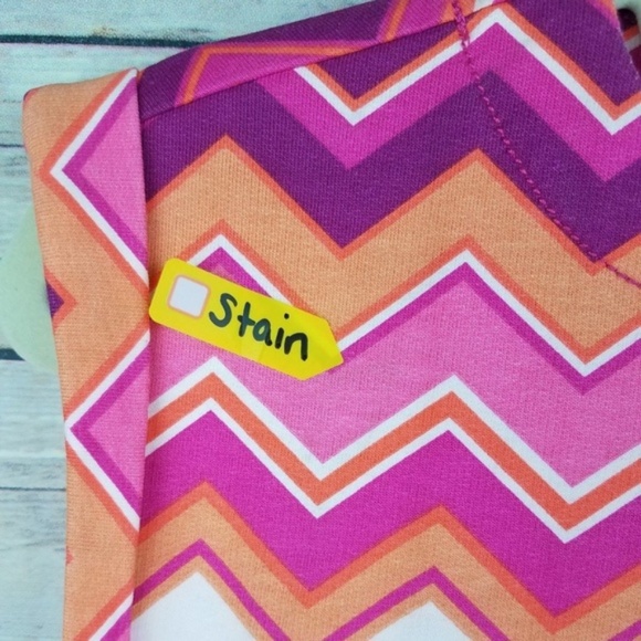 SOLD Crazy 8Dress Pink Orange Chevron Stripe - Picture 8 of 8
